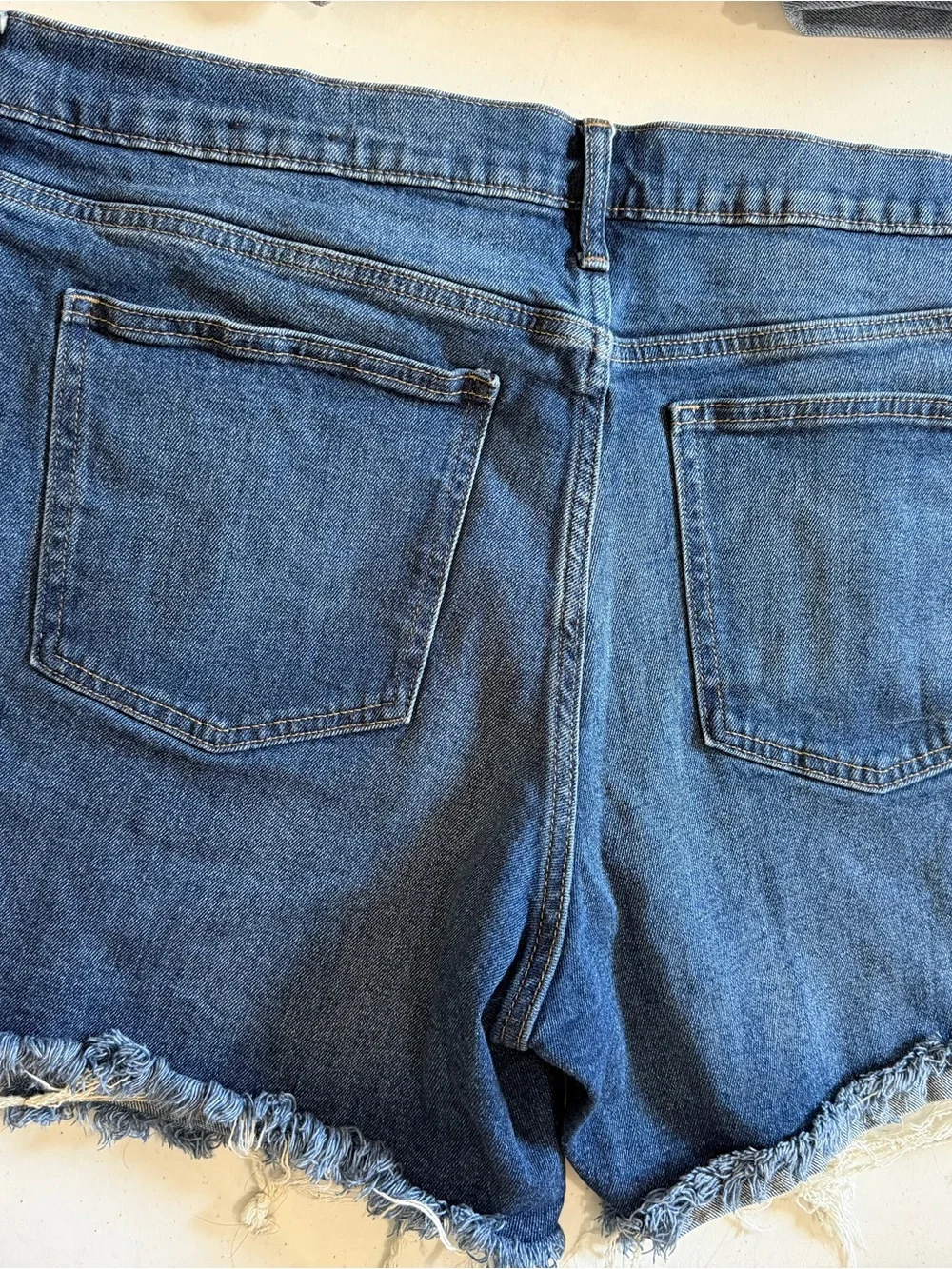 GAP Blue Short Rise Denim Shorts